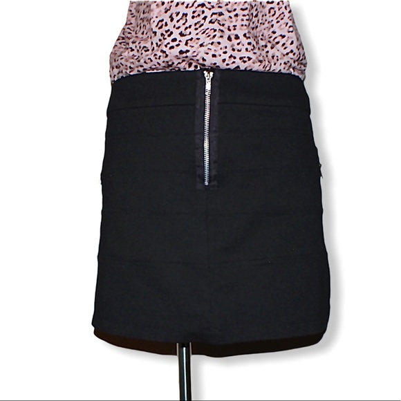 BCBGeneration Black Bodycon Bandage Mini Skirt 8 - Picture 8 of 16